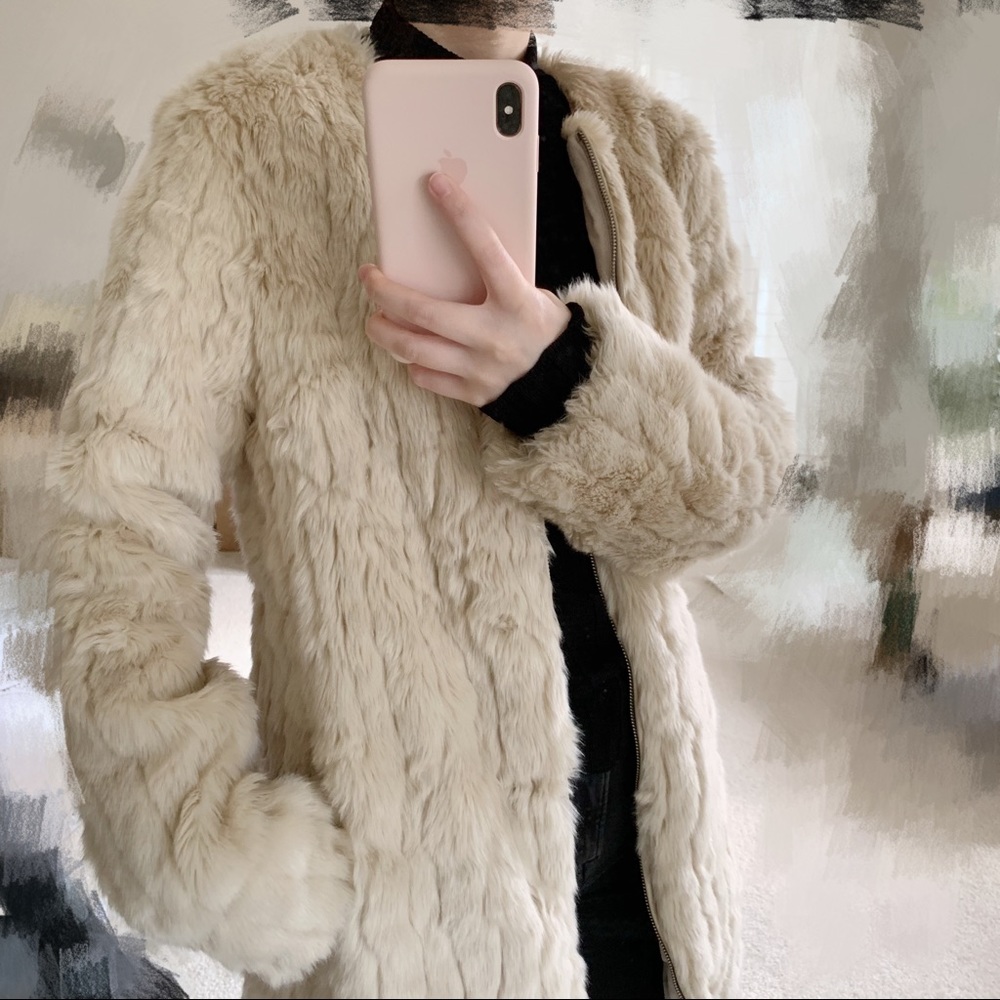 Forever 21 faux fur coat - S - Picture 3 of 7